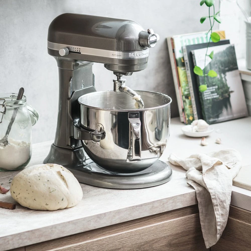 KitchenAid - Artisan Küchenmaschine 6,9 L - Medallion Silber – Bild 6