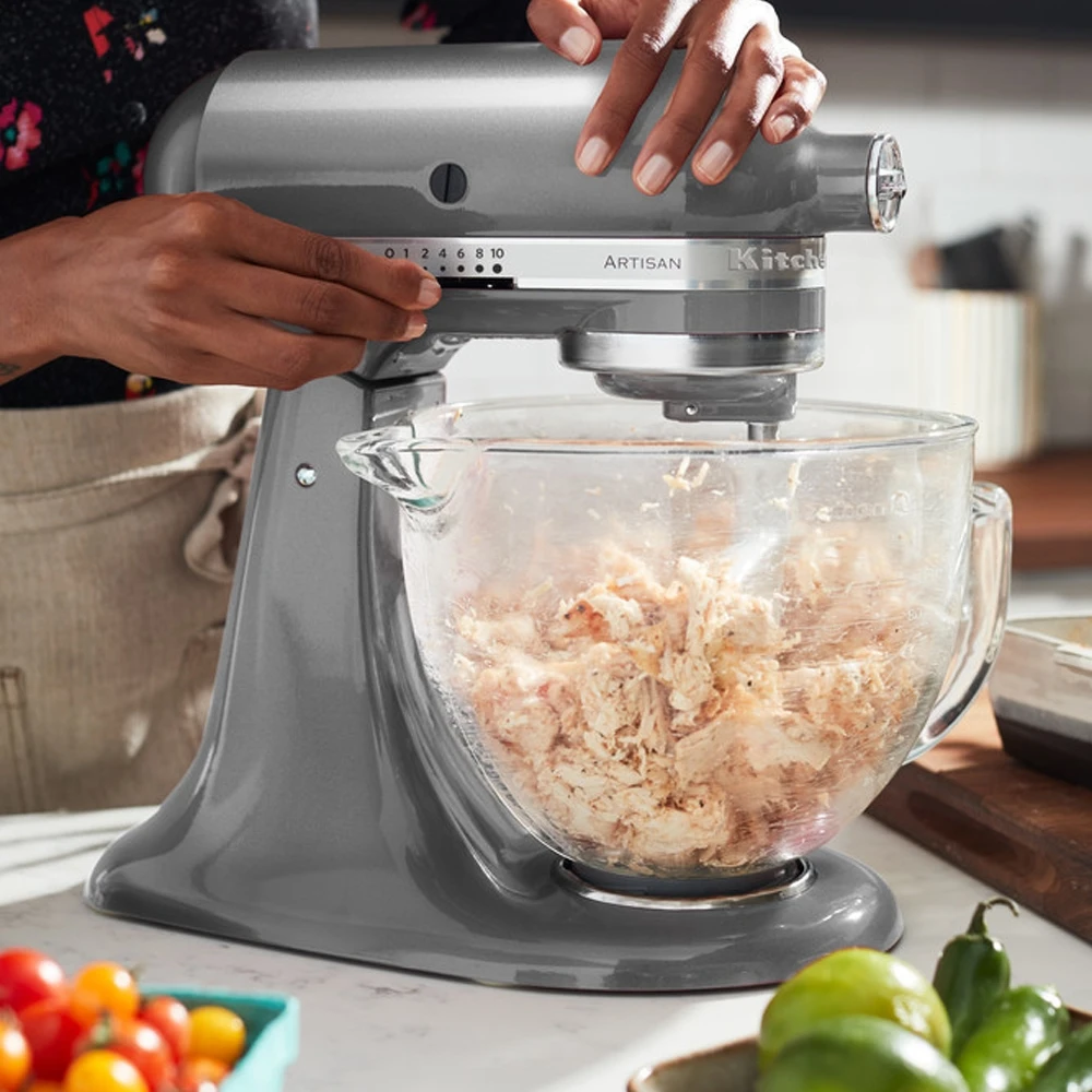 KitchenAid - Artisan Küchenmaschine 5KSM185PS - Medallion Silber – Bild 4
