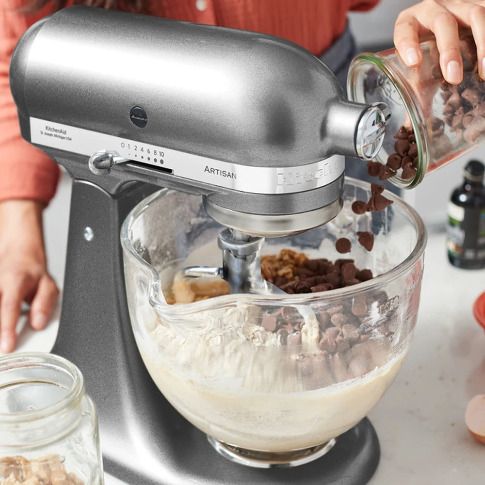 KitchenAid - Artisan Küchenmaschine 5KSM185PS - Medallion Silber – Bild 5