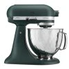 KitchenAid KAD 4.8L Artisan Küchenmaschine Limited Christmas, Pebble Palm + Gesteppte Metallschüssel | 40650