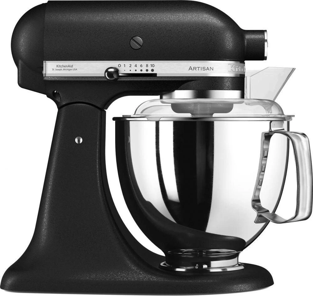 KitchenAid Küchenmaschine ARTISAN 175PS In Gusseisen Schwarz Mit Gemüseschneider – Bild 6