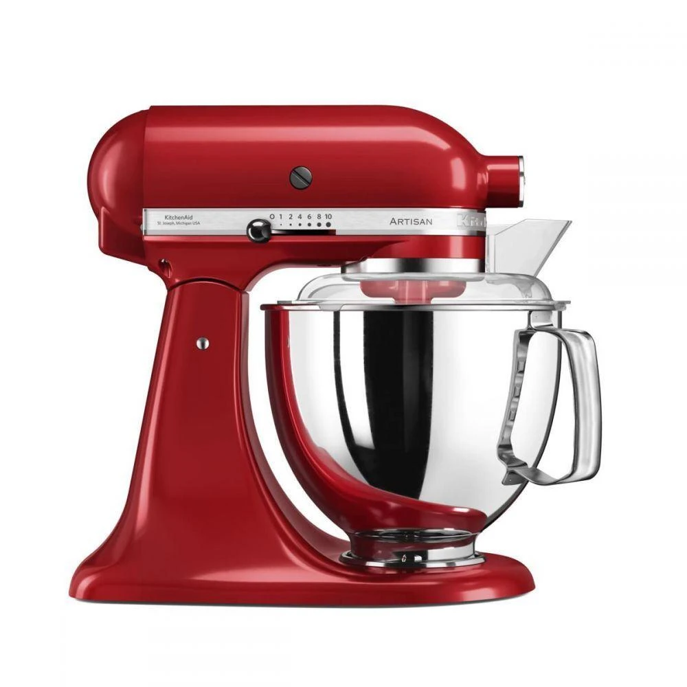 KitchenAid Küchenmaschine ARTISAN 175PS In Empire Rot Mit Fleischwolf Aus Metall – Bild 2