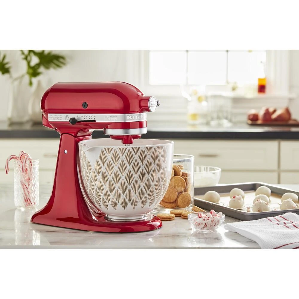 KitchenAid Keramikschüssel In Gold Conifer, 4,7 L – Bild 2