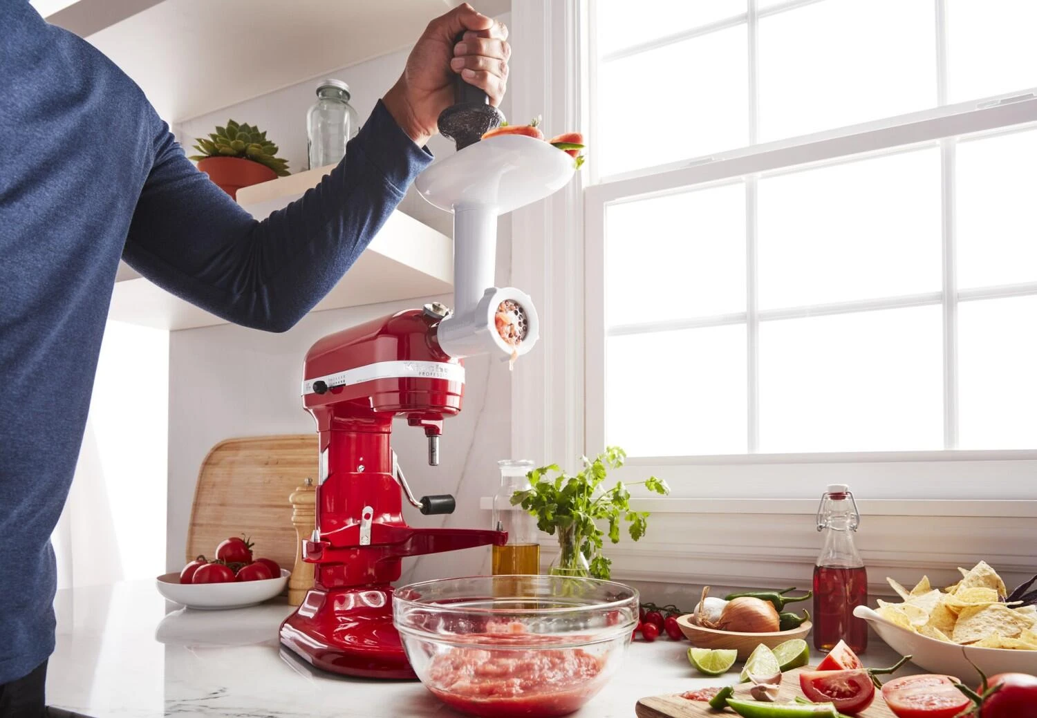 KitchenAid Küchenmaschine ARTISAN 175PS Liebesapfelrot Kochprofiset – Bild 6