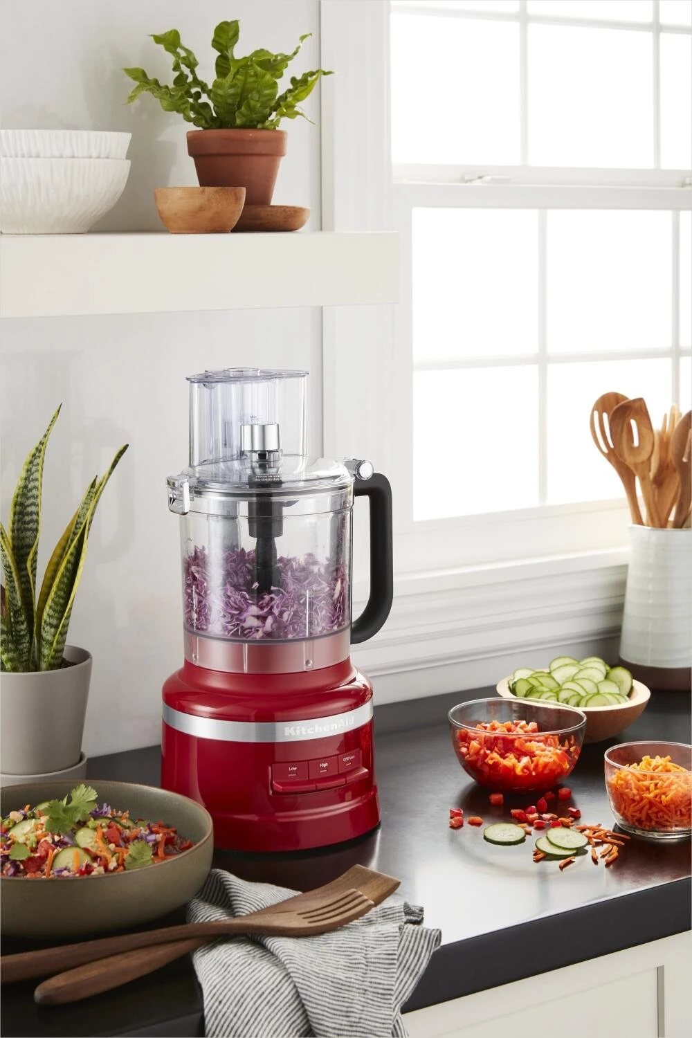 KitchenAid Food Processor 3,1L In Empire Rot – Bild 7